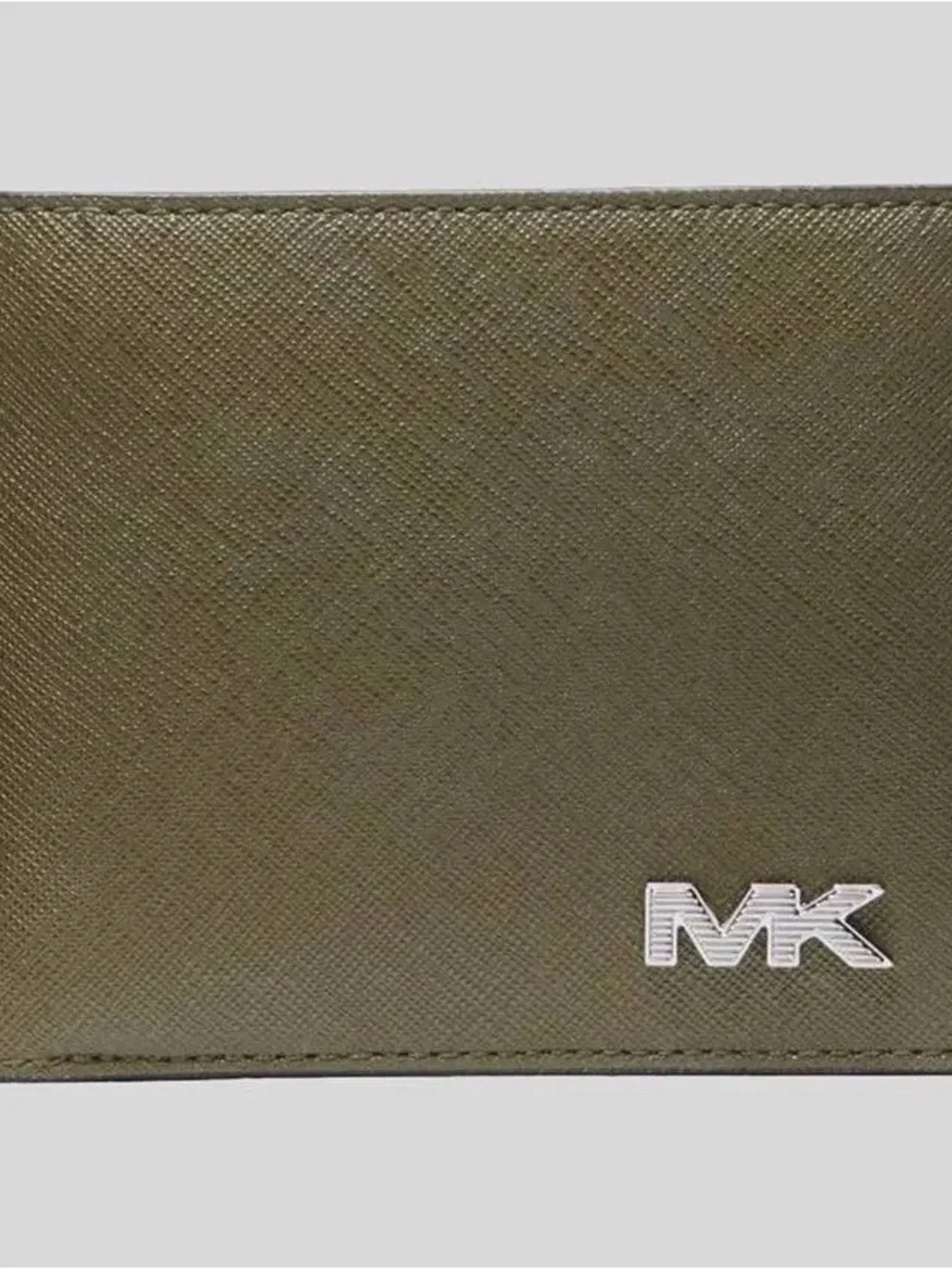 Michael Kors Black Saffiano Leather Men's Wallet with MK Logo